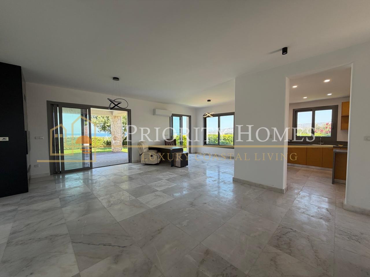 Exceptional Elevated Sea-View Villa with Uninterrupted Privacy in Chloraka
