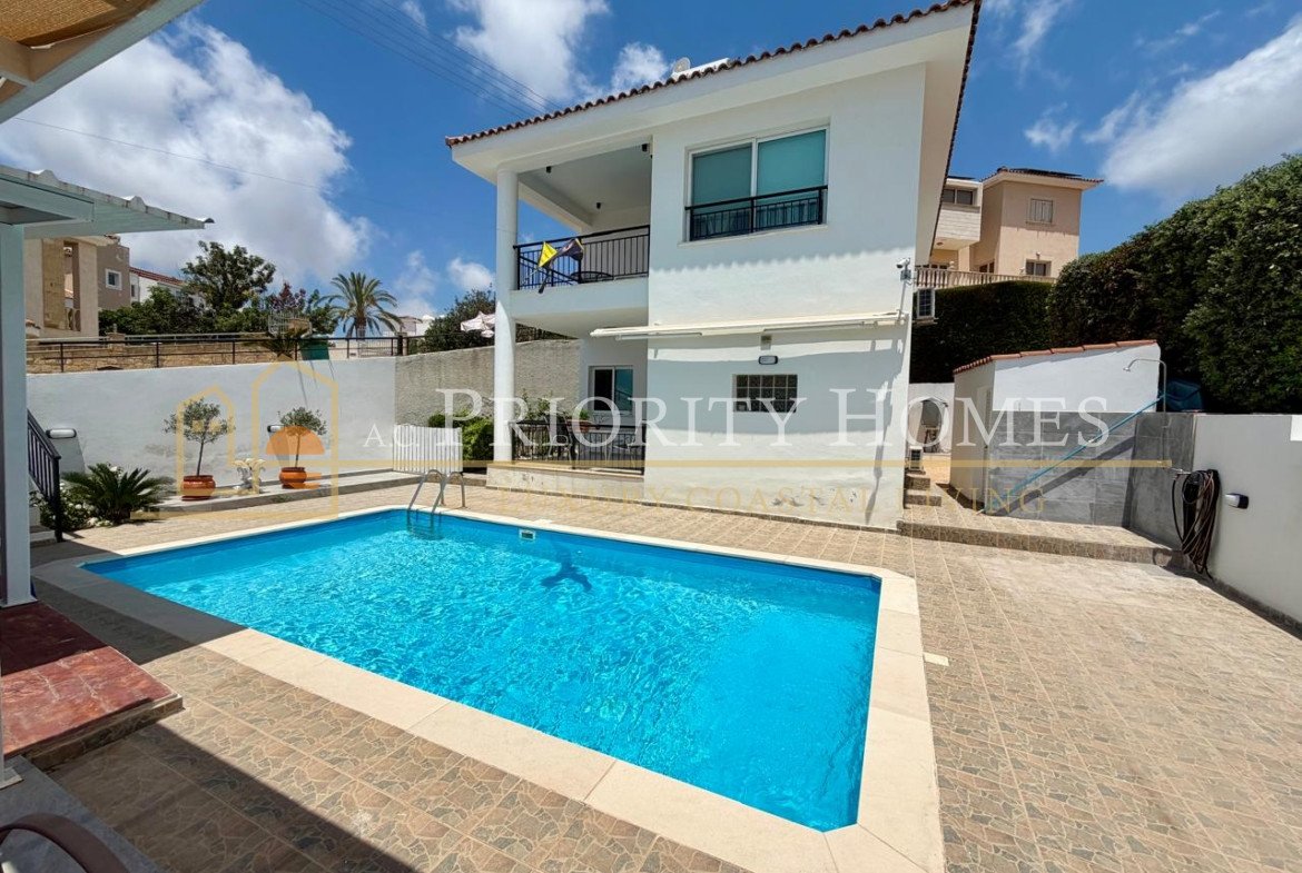 Beautiful Three Bedroom Villa with Private Pool, Stunning Sea Views & Exceptional Privacy in Tala Area of Paphos