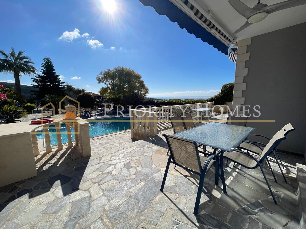 Stunning Three-Bedroom Sea View Villa in Pegeia