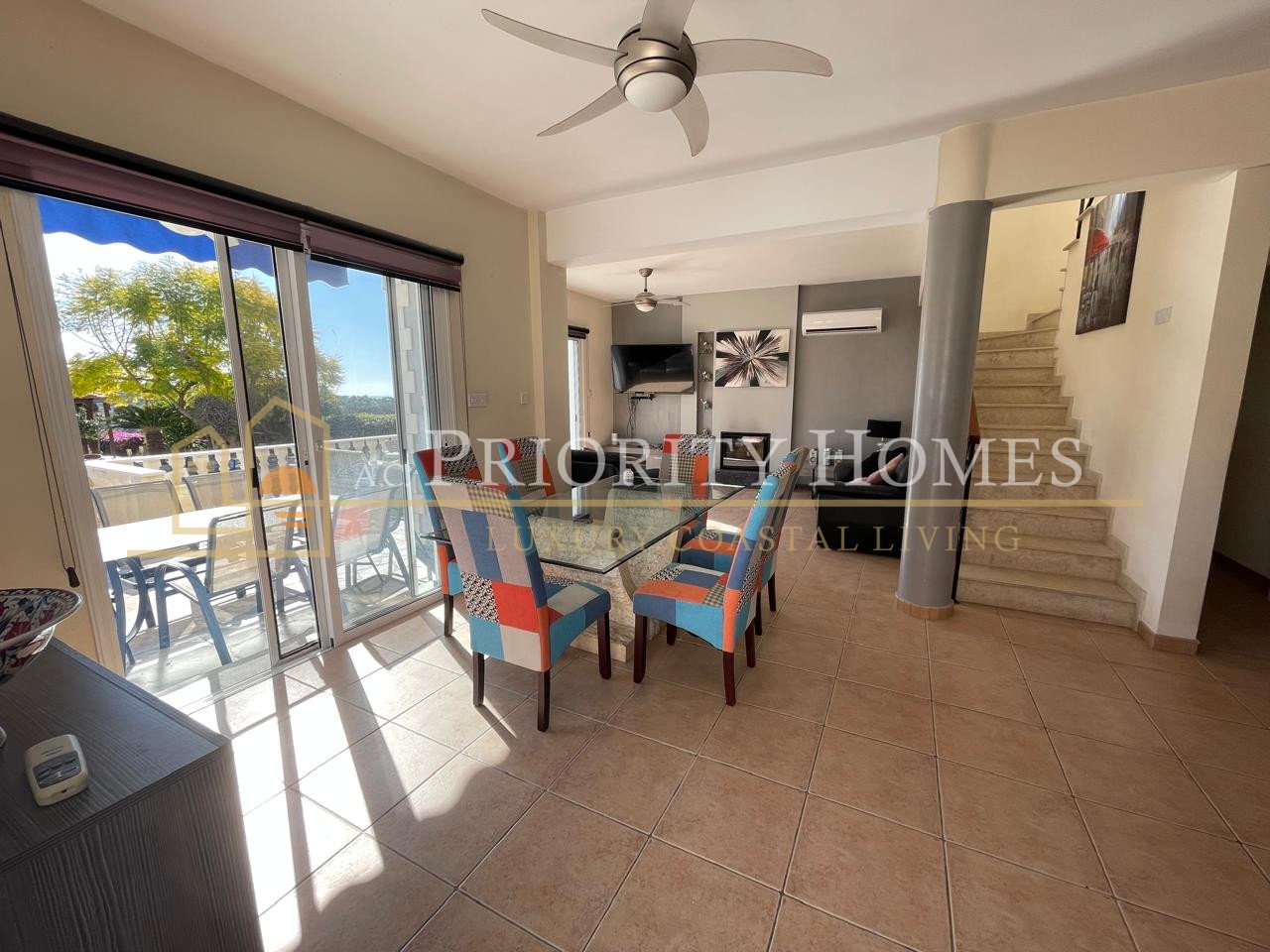 Stunning Three-Bedroom Sea View Villa in Pegeia