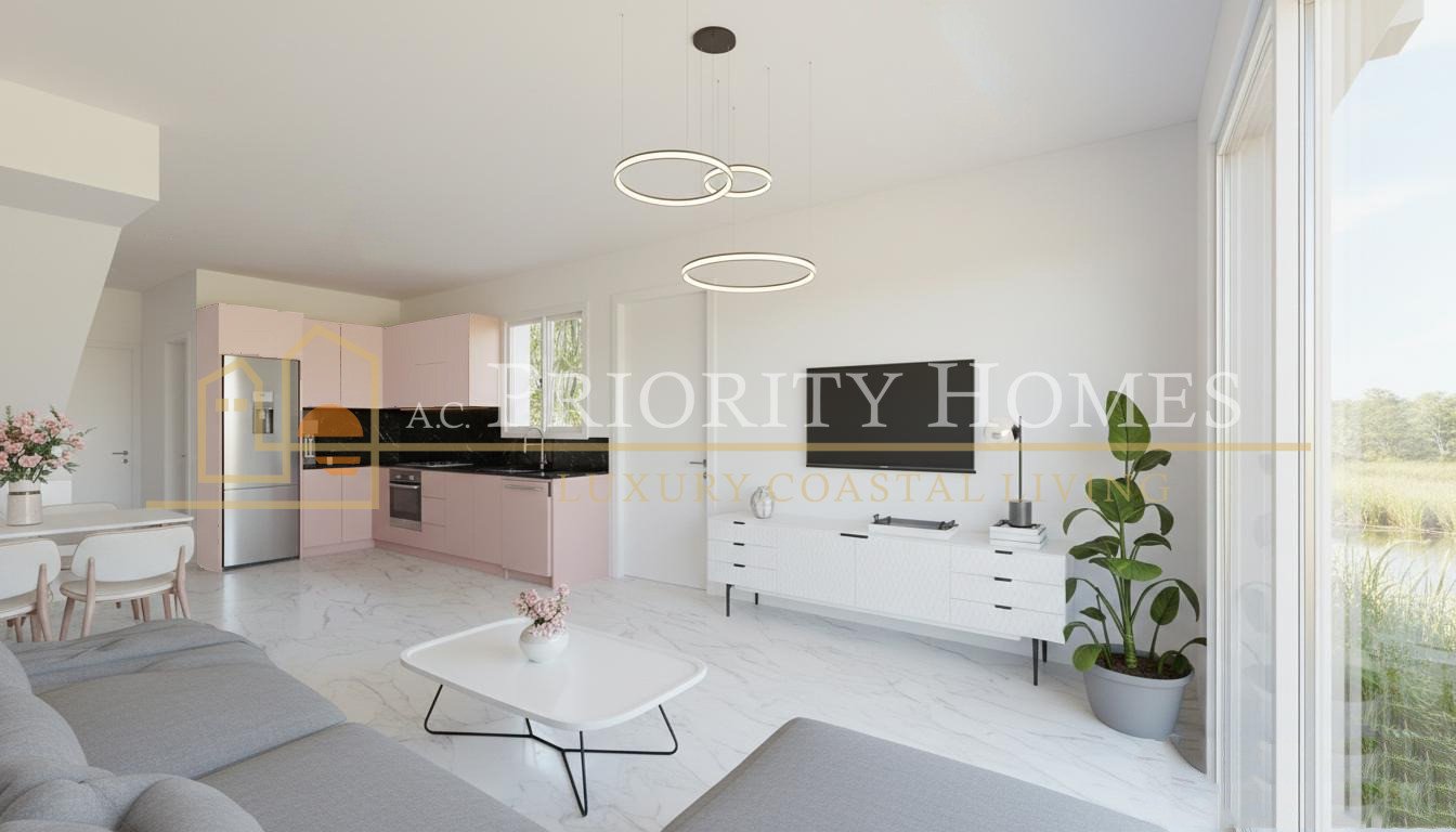 Modern Three Bedroom Three Bathroom Semi-Detached Villas in Pegeia