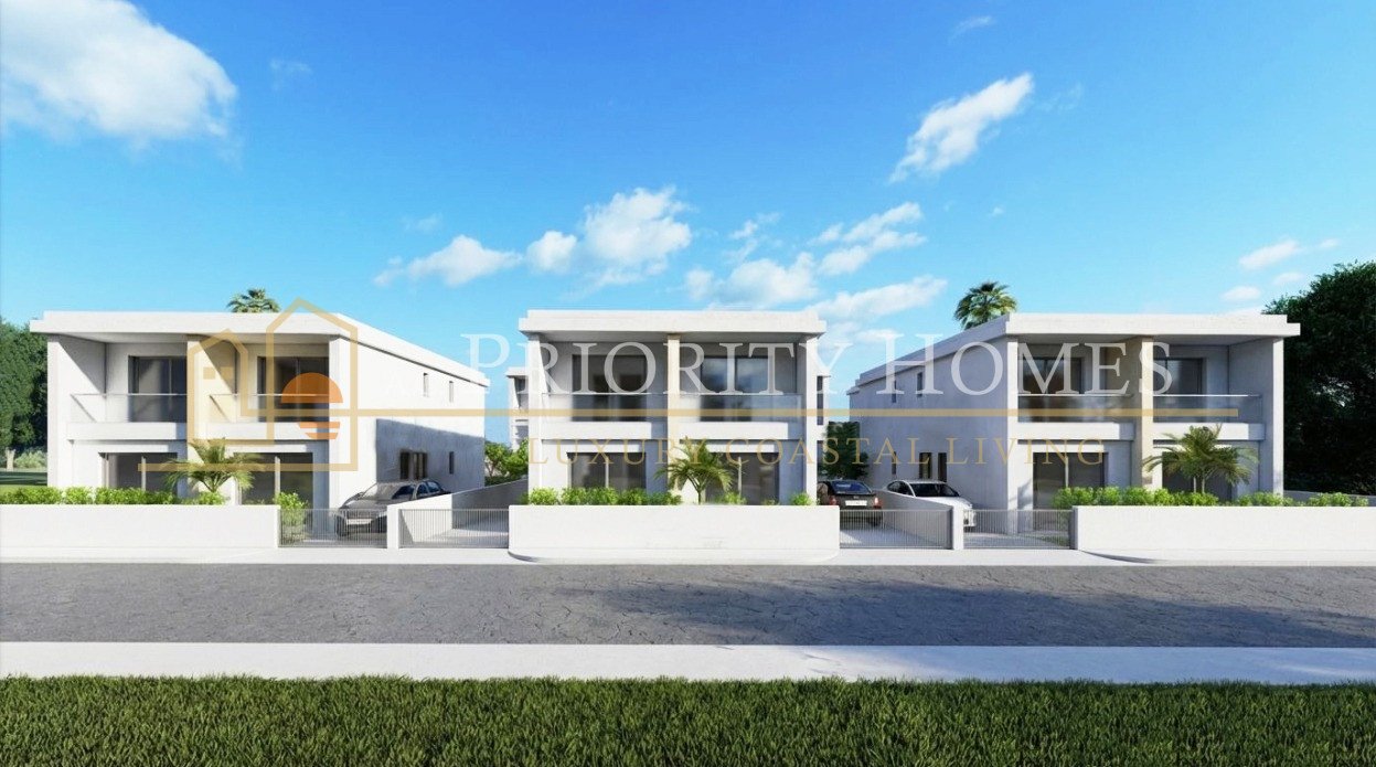 Modern Three Bedroom Three Bathroom Semi-Detached Villas in Pegeia