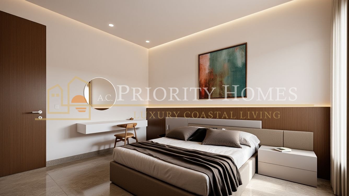 Modern Three Bedroom Three Bathroom Semi-Detached Villas in Pegeia