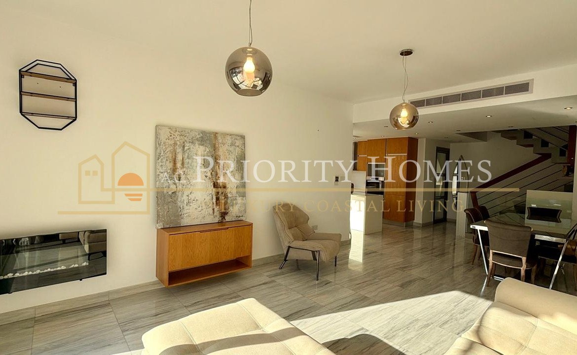 Beautiful 3 Bedroom Villa Just 100 Meteres from the Sea in Prestigious Lower Chloraka Area of Paphos