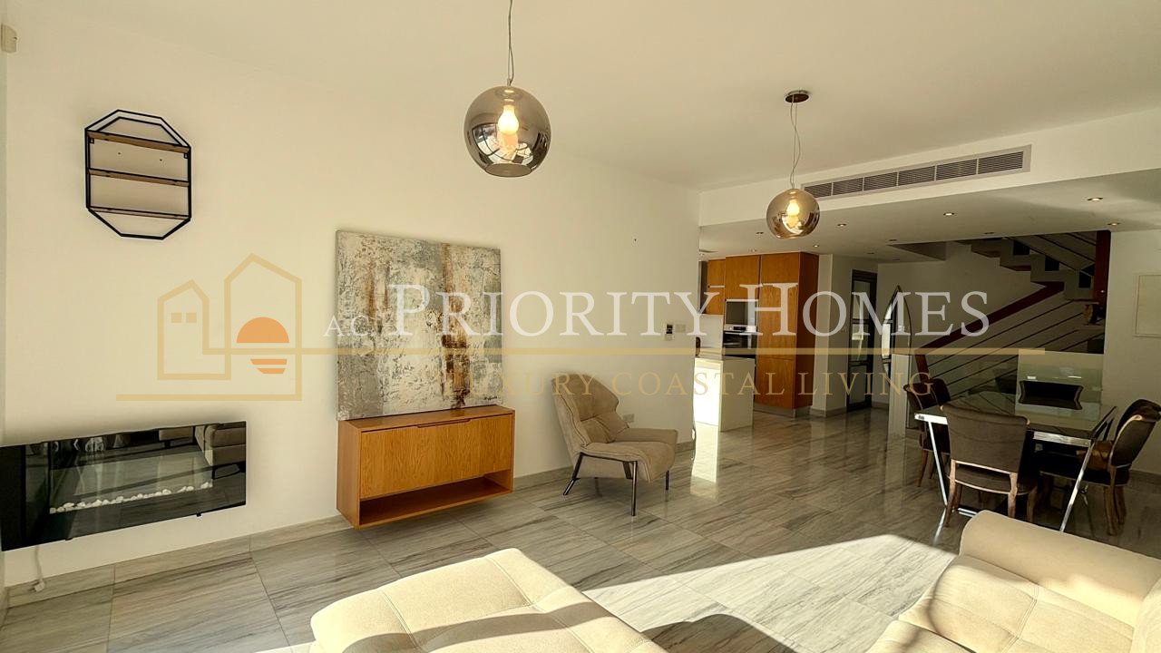 Beautiful 3 Bedroom Villa Just 100 Meteres from the Sea in Prestigious Lower Chloraka Area of Paphos