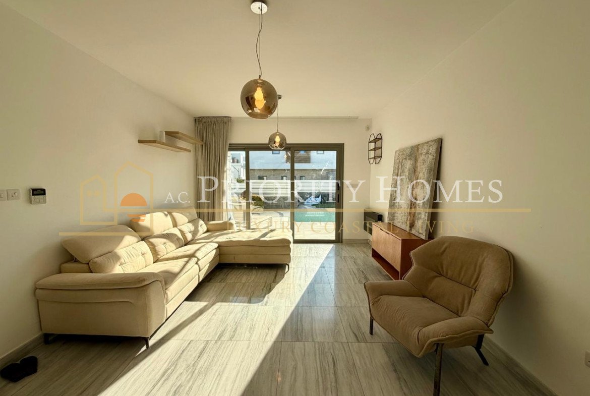 Beautiful 3 Bedroom Villa Just 100 Meteres from the Sea in Prestigious Lower Chloraka Area of Paphos