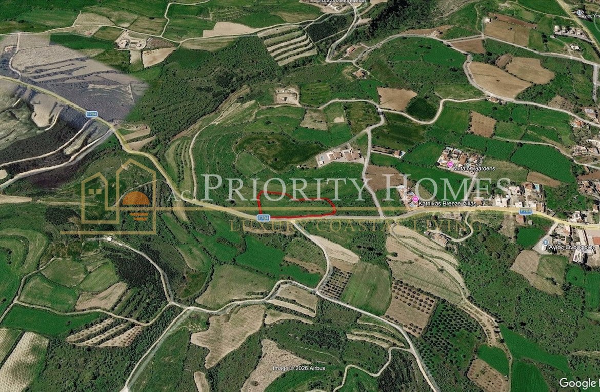 Residential Development Land for Sale in Kathikas, Paphos