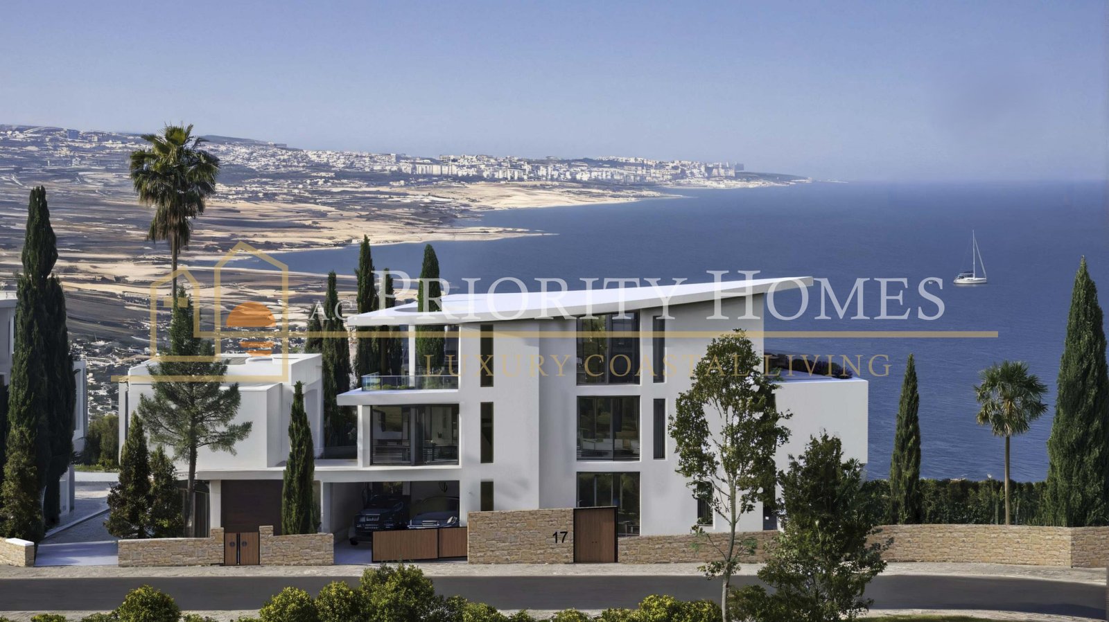 Iconic Mediterranean Beachfront Villa in Kissonerga Paphos