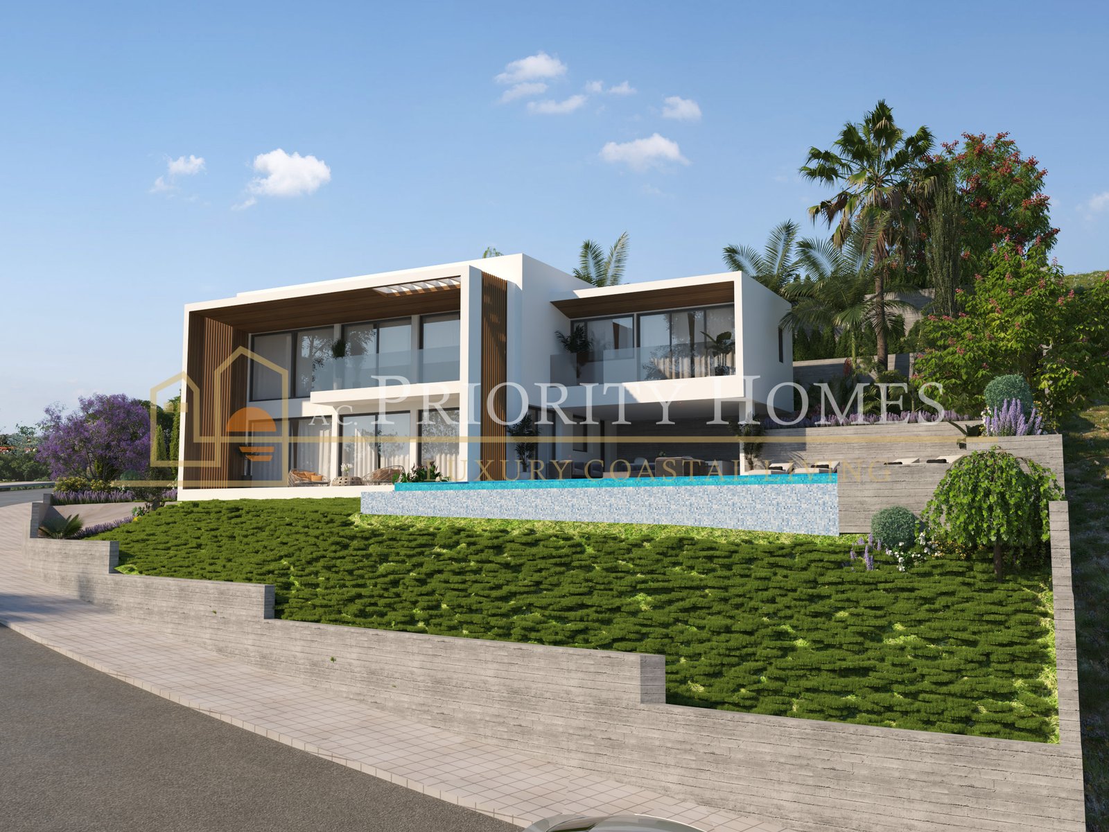 Luxury Five-Bedroom Five-Bathroom Villa in Tsada
