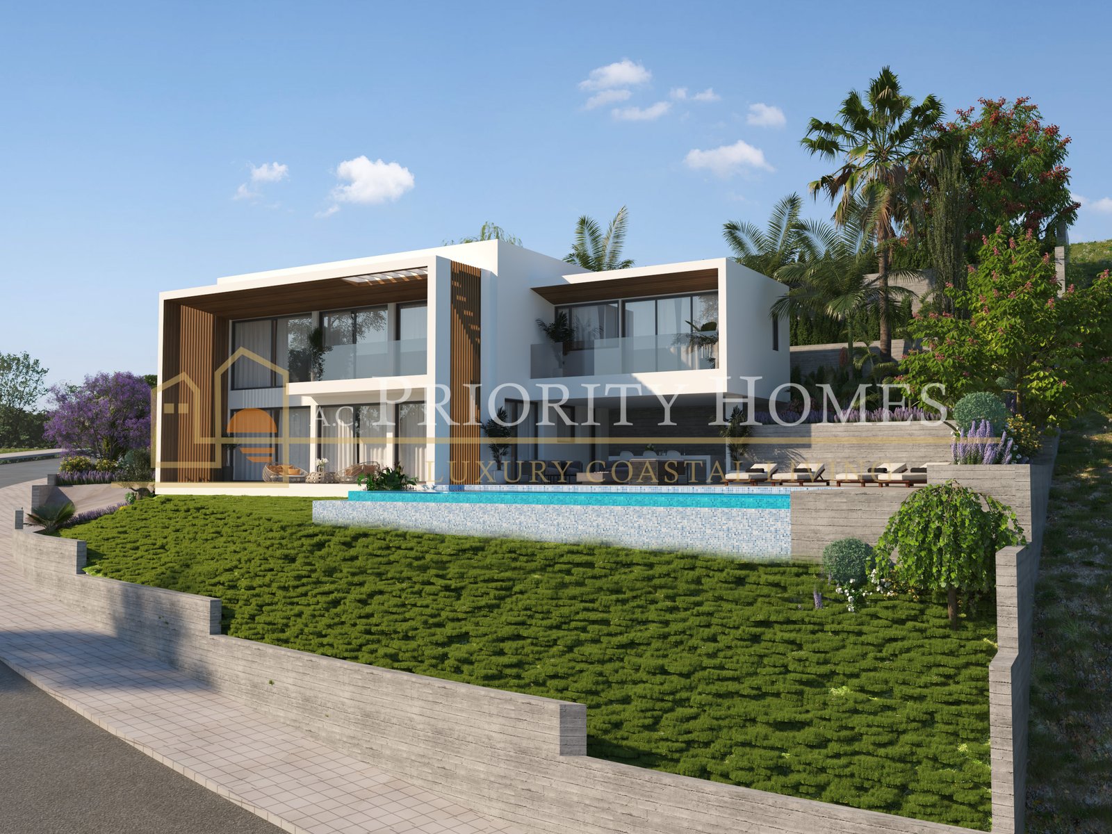 Luxury Five-Bedroom Five-Bathroom Villa in Tsada