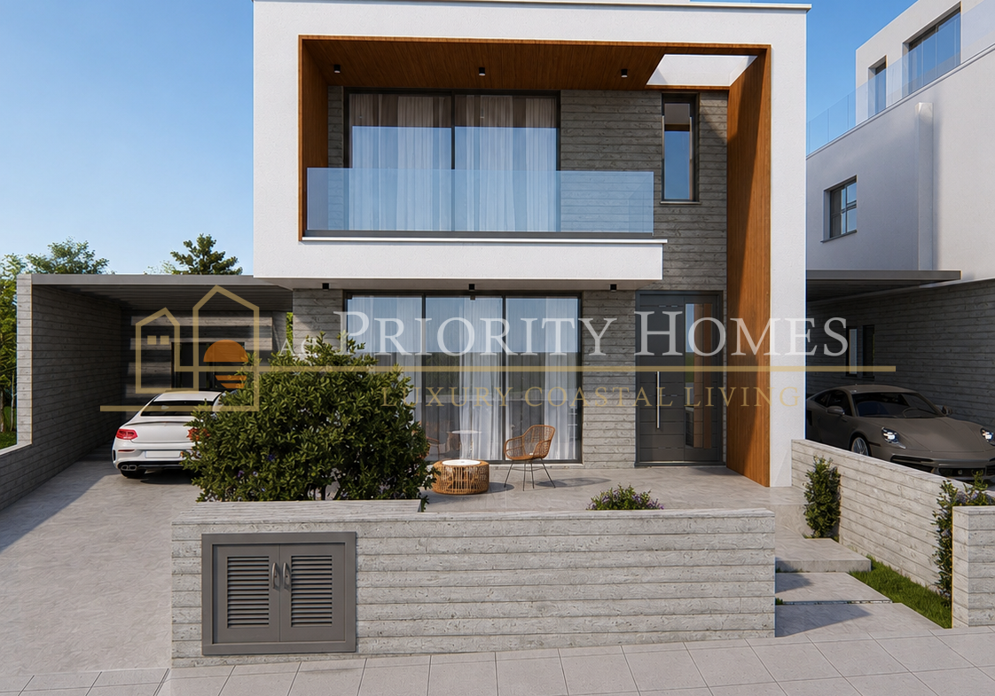 Modern Three-Bedroom Villas in Geroskipou