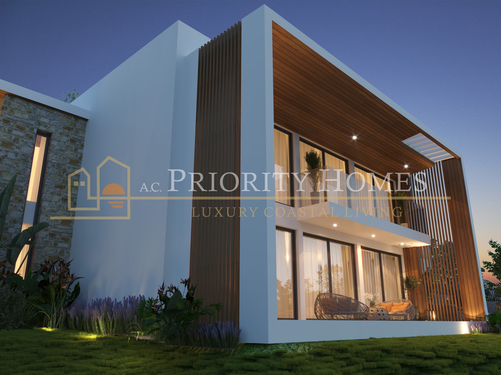 Luxury Five-Bedroom Five-Bathroom Villa in Tsada