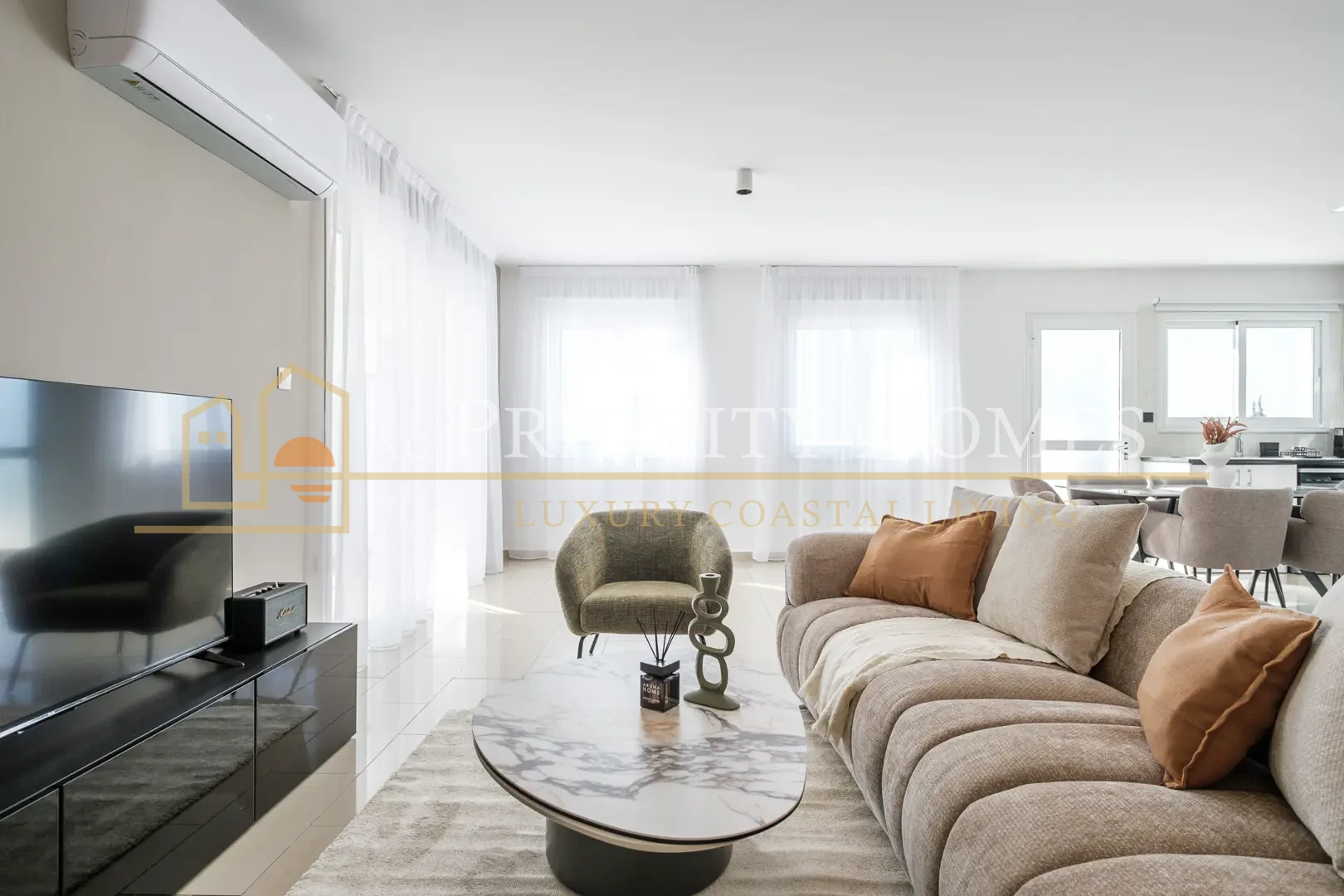Furnished Three-Bedroom Apartment in Paphos