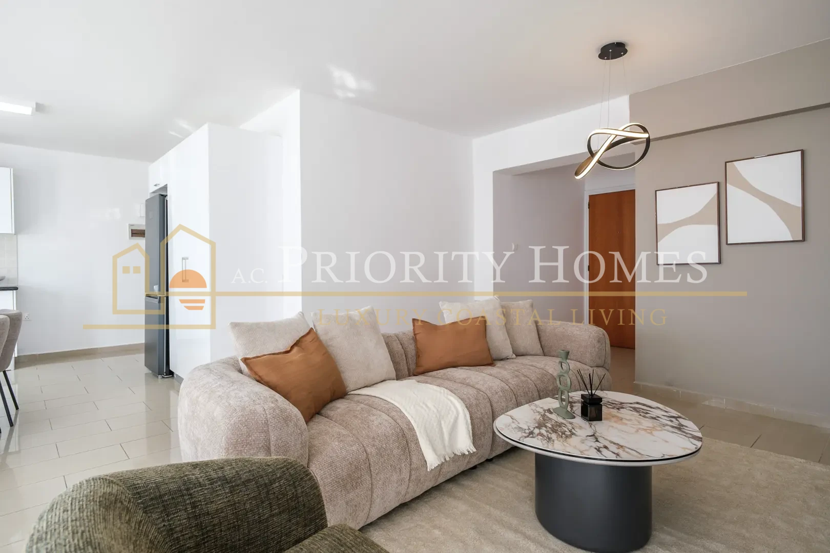Furnished Three-Bedroom Apartment in Paphos