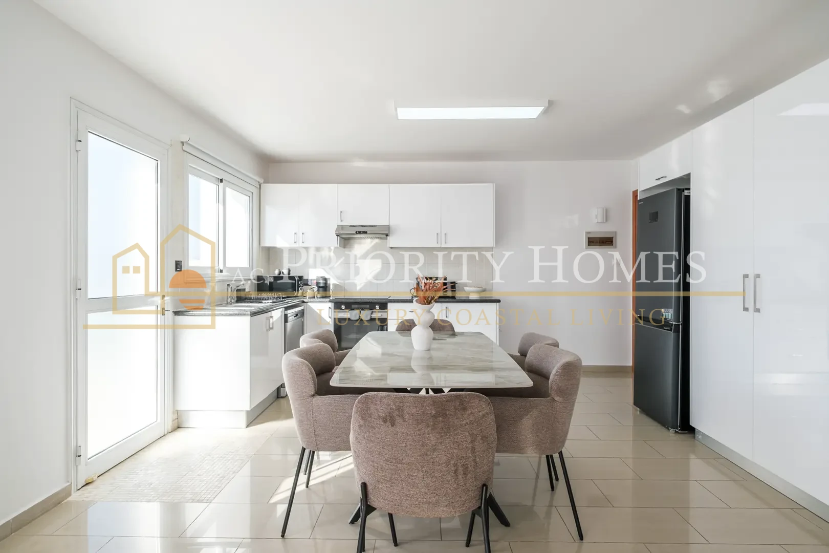Furnished Three-Bedroom Apartment in Paphos