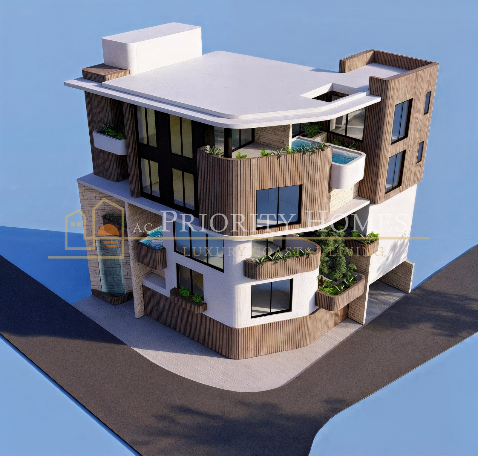Two‑Story Five‑Bedroom Apartment in Paphos – Central