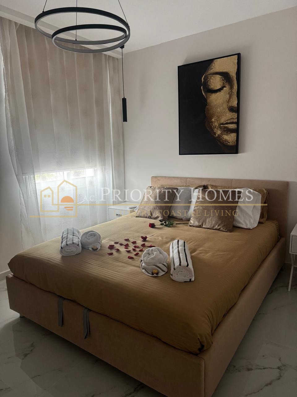 Modern Two-Bedroom Sea-Front Apartment