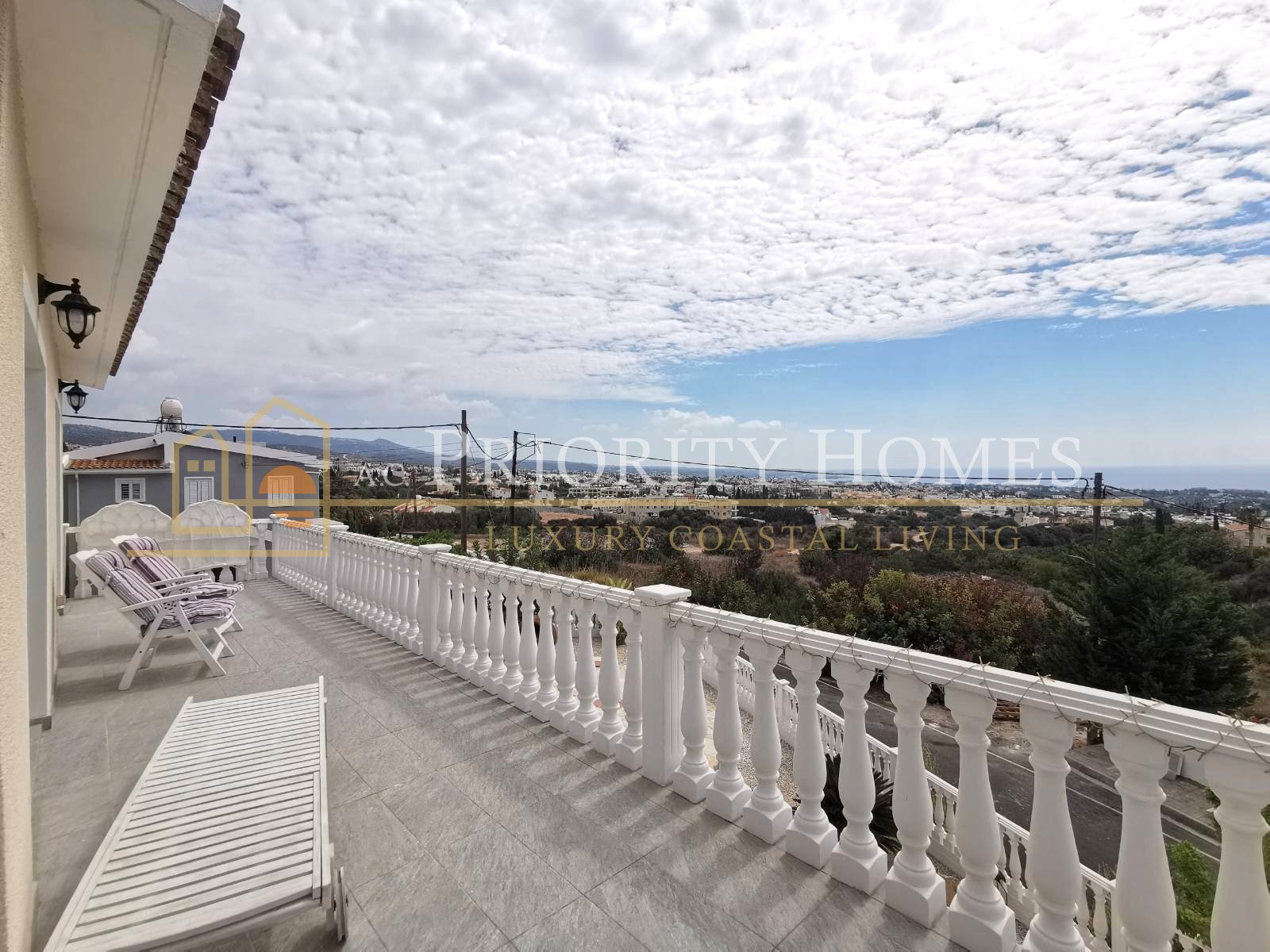 For Rent Three-Bedroom Detached Villa in Pegeia with Sea Views
