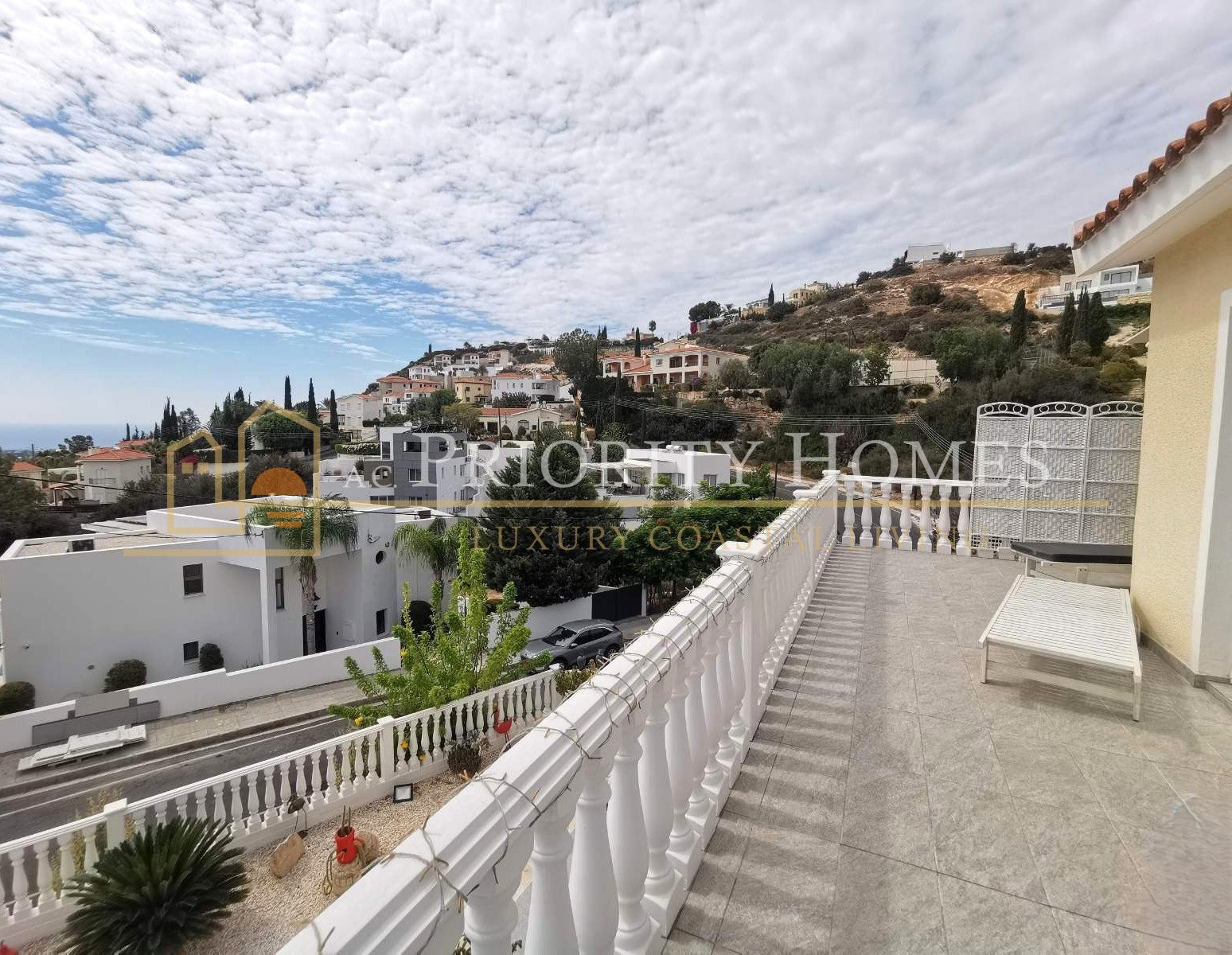 For Rent Three-Bedroom Detached Villa in Pegeia with Sea Views