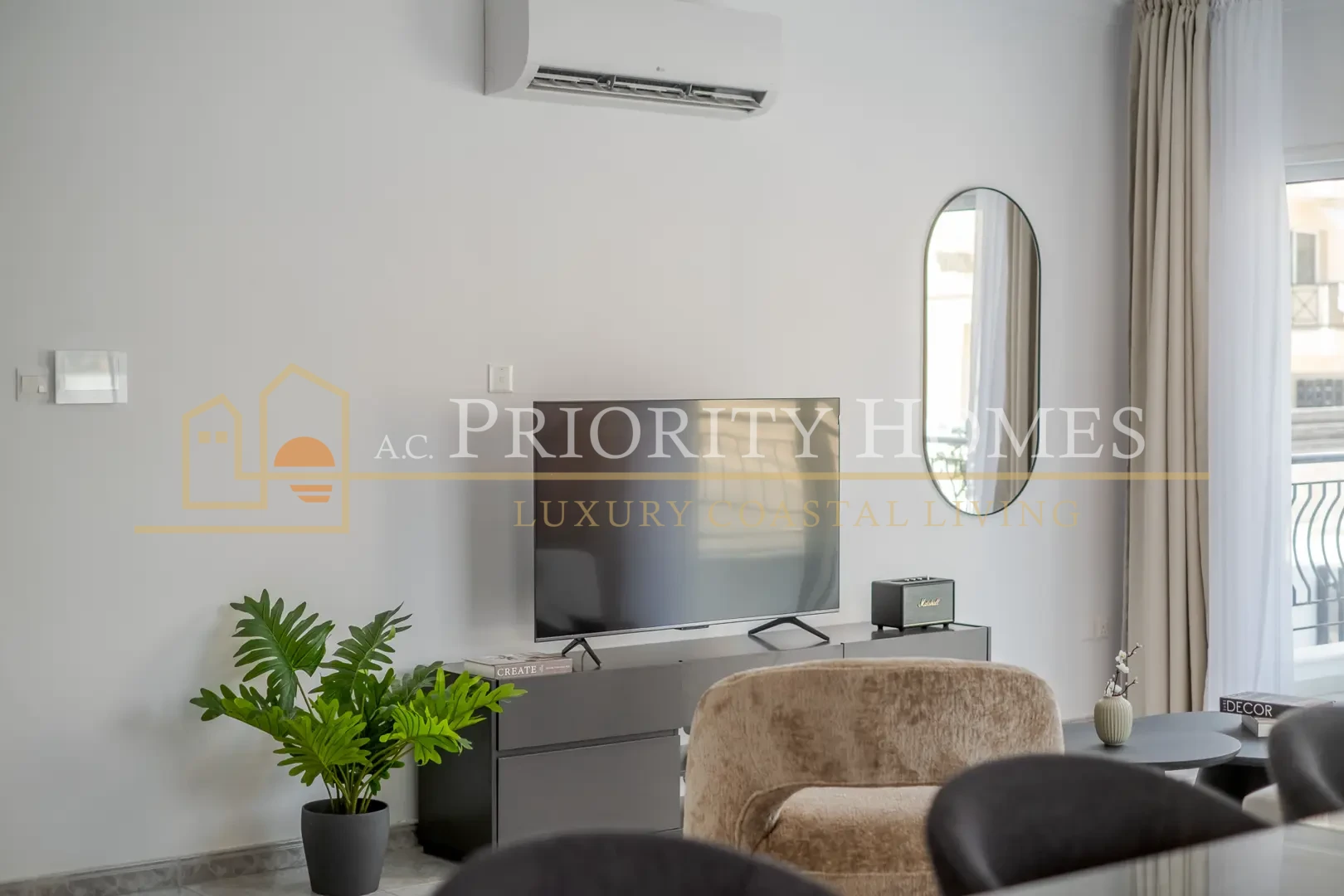 Two-Bedroom Two-Bathroom Apartment for Rent in Kato Paphos