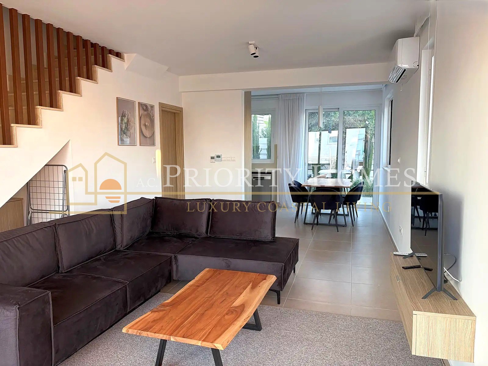 For Rent Brand New Three-Bedroom Townhouse in Pegeia