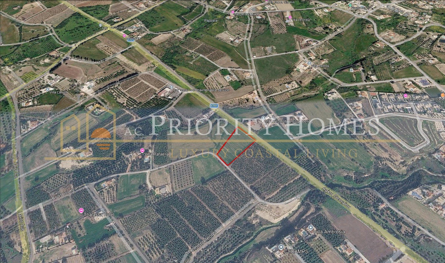 Agricultural Land in Pegeia – Coral Bay