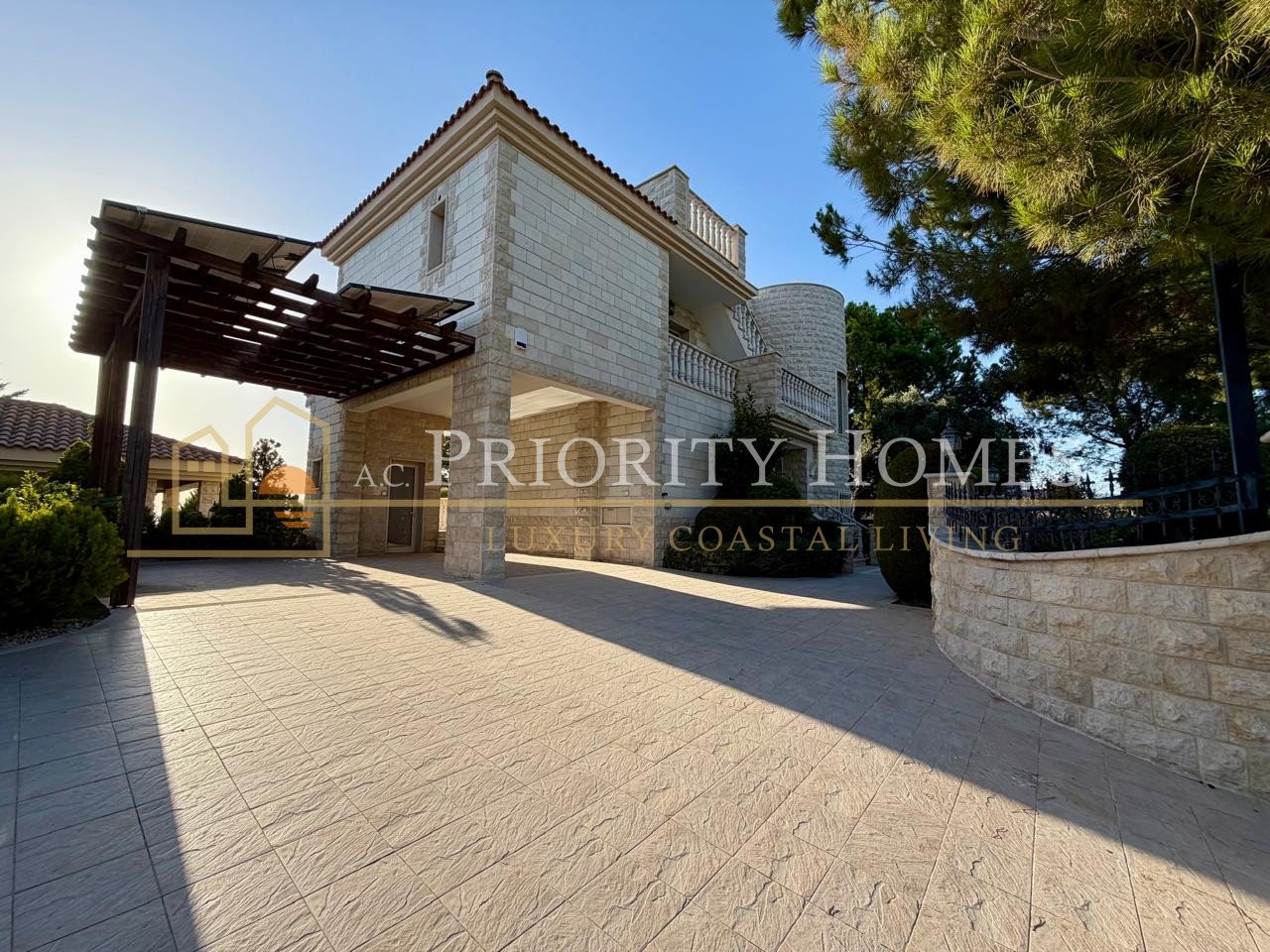 Exclusive Six Bedroom Five Bathroom Mediterranean Villa in Kissonerga Area of Paphos