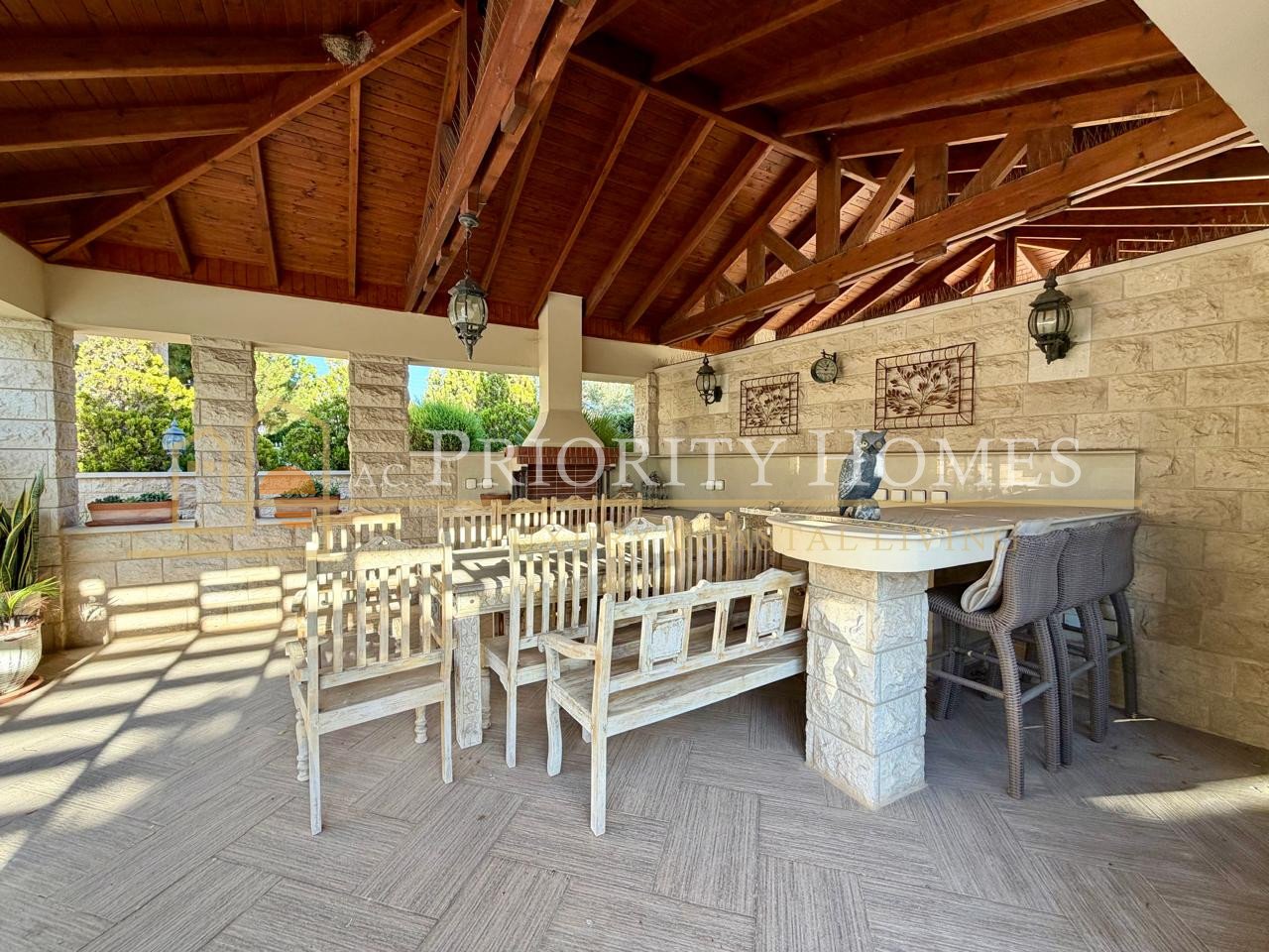 Exclusive Six Bedroom Five Bathroom Mediterranean Villa in Kissonerga Area of Paphos
