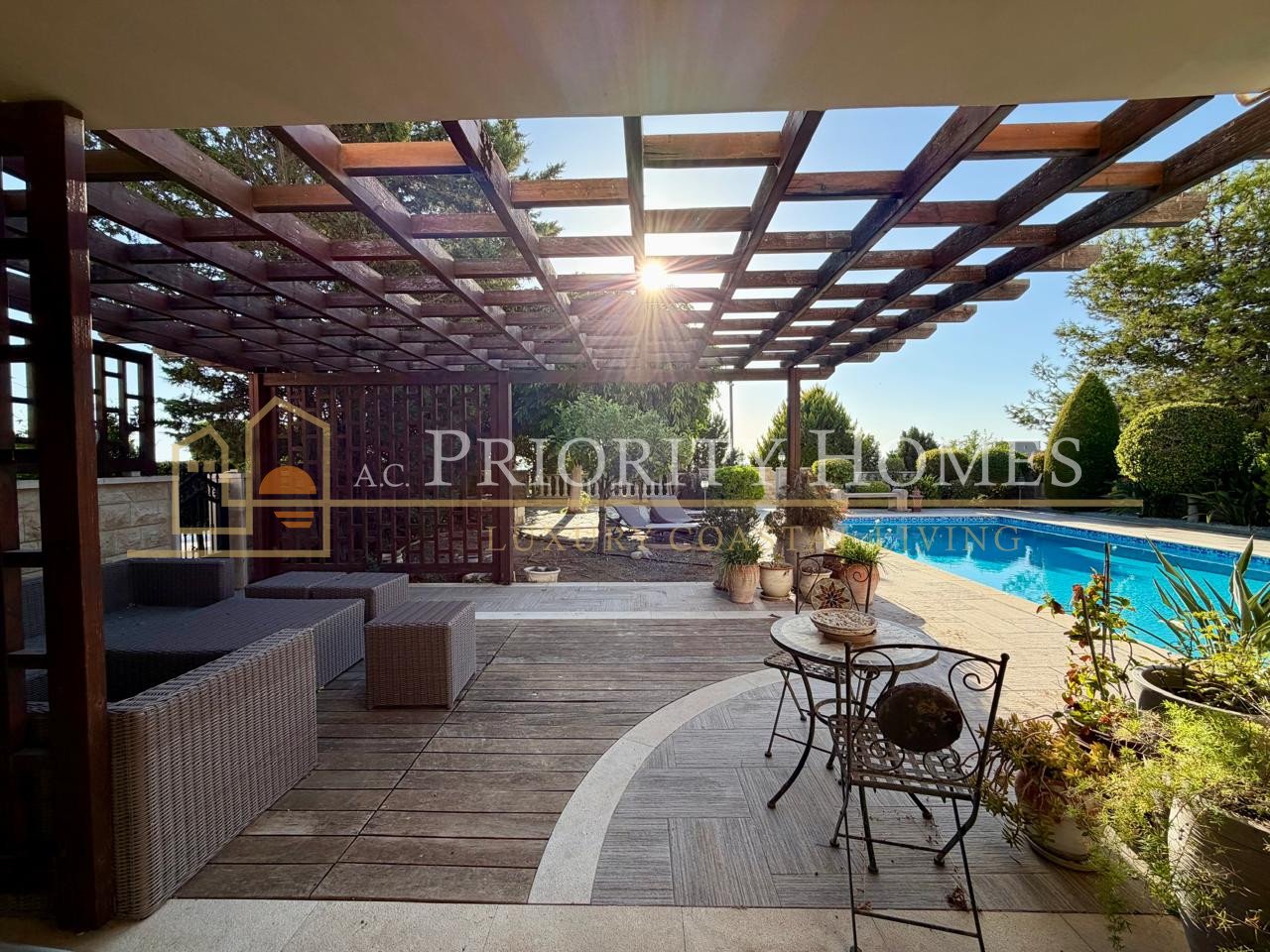 Exclusive Six Bedroom Five Bathroom Mediterranean Villa in Kissonerga Area of Paphos