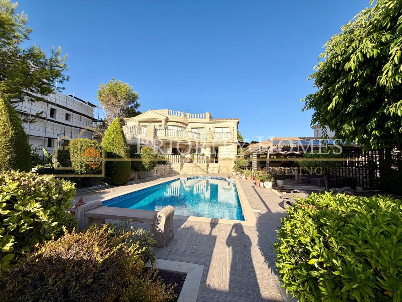 Exclusive Six Bedroom Five Bathroom Mediterranean Villa in Kissonerga Area of Paphos