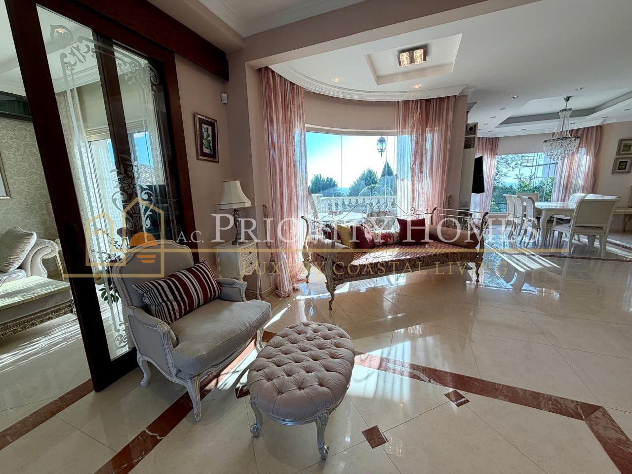 Exclusive Six Bedroom Five Bathroom Mediterranean Villa in Kissonerga Area of Paphos