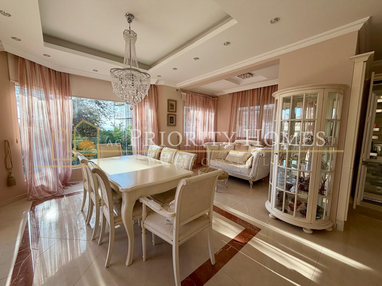 Exclusive Six Bedroom Five Bathroom Mediterranean Villa in Kissonerga Area of Paphos