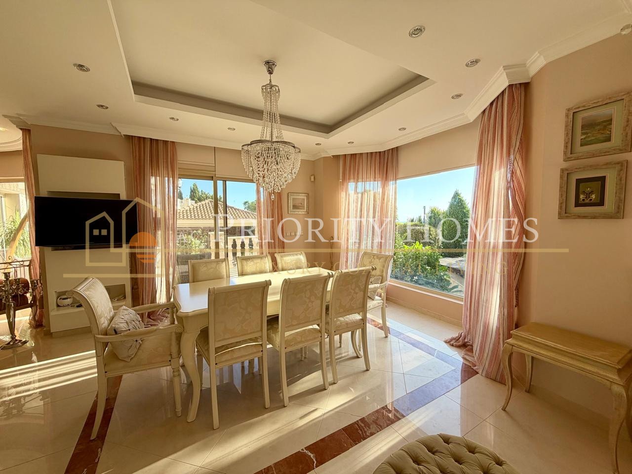 Exclusive Six Bedroom Five Bathroom Mediterranean Villa in Kissonerga Area of Paphos