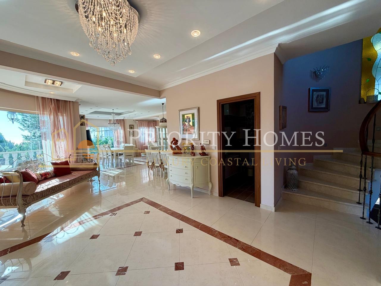 Exclusive Six Bedroom Five Bathroom Mediterranean Villa in Kissonerga Area of Paphos