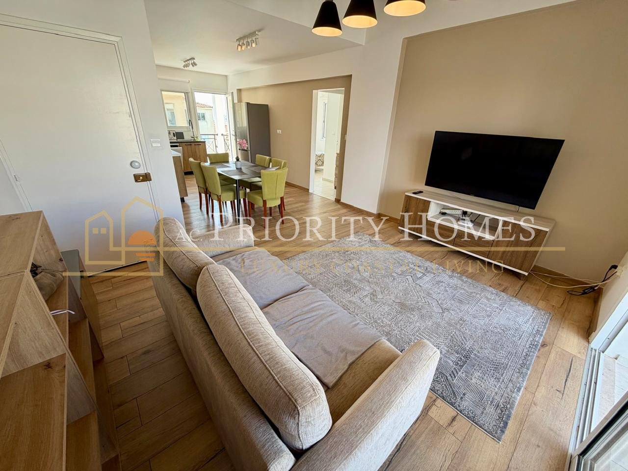 Fully Renovated Two Bedroom Apartment with Sea Views in Chloraka