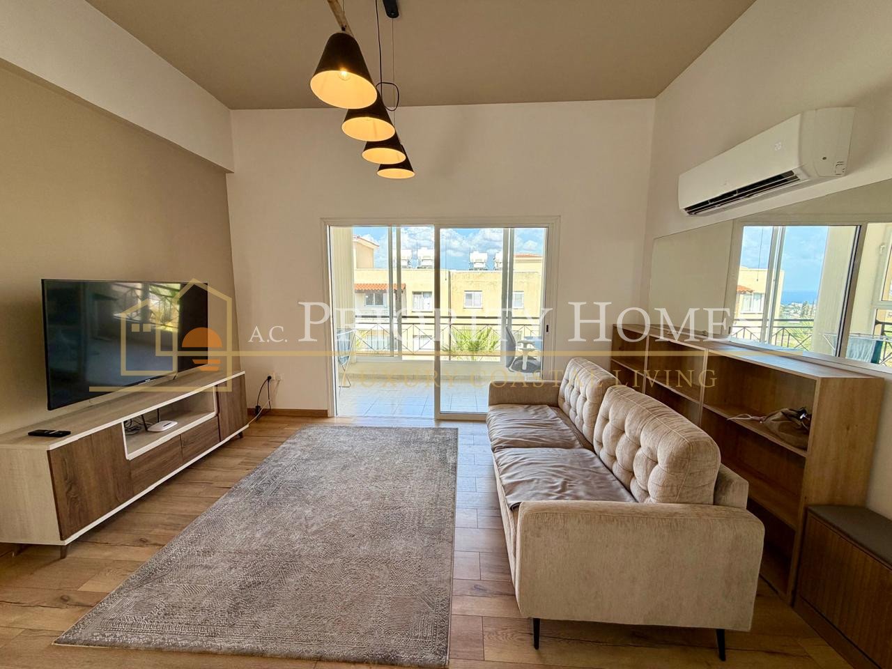 Fully Renovated Two Bedroom Apartment with Sea Views in Chloraka