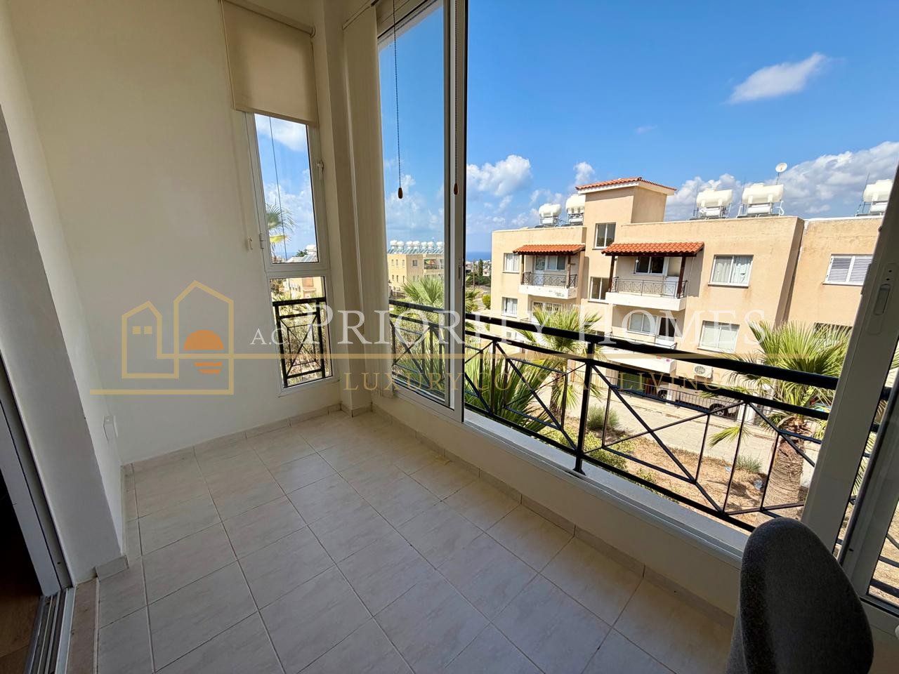 Fully Renovated Two Bedroom Apartment with Sea Views in Chloraka