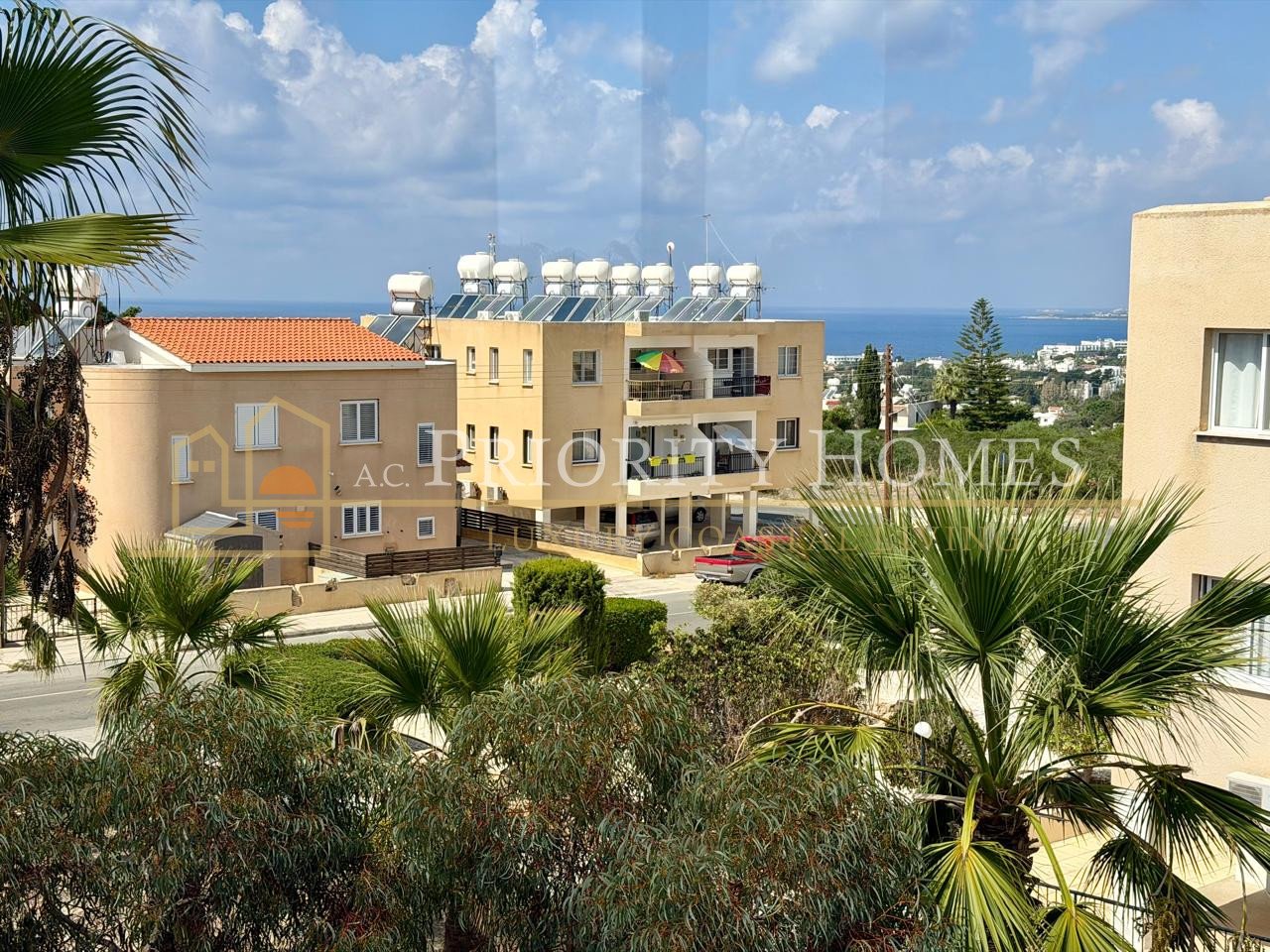 Fully Renovated Two Bedroom Apartment with Sea Views in Chloraka