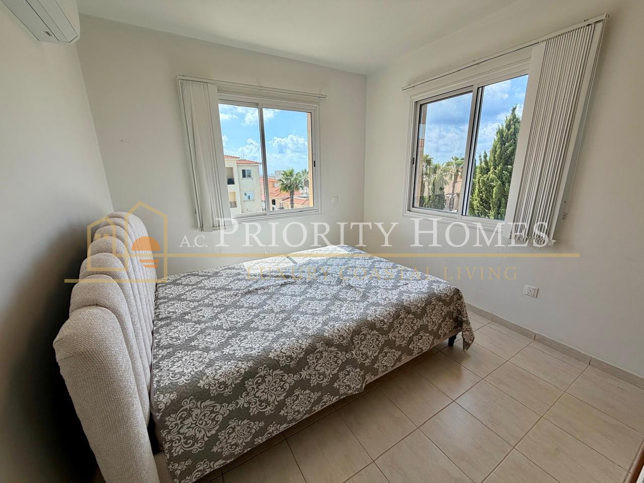Fully Renovated Two Bedroom Apartment with Sea Views in Chloraka