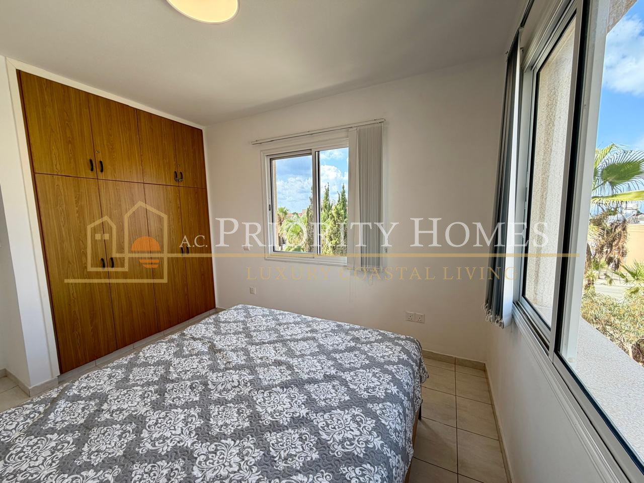 Fully Renovated Two Bedroom Apartment with Sea Views in Chloraka