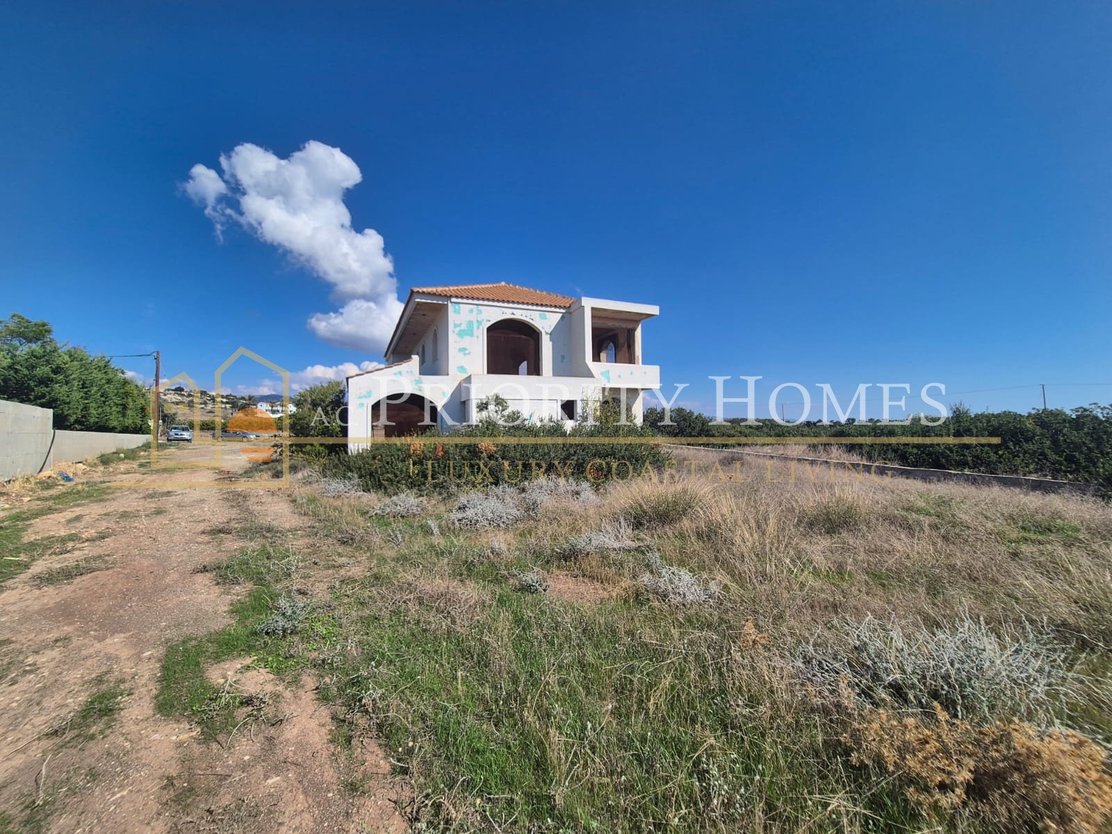 Incomplete Four or Five-Bedroom House in Pegeia – Sea Caves